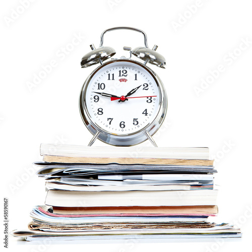 Alarm-clock and documents