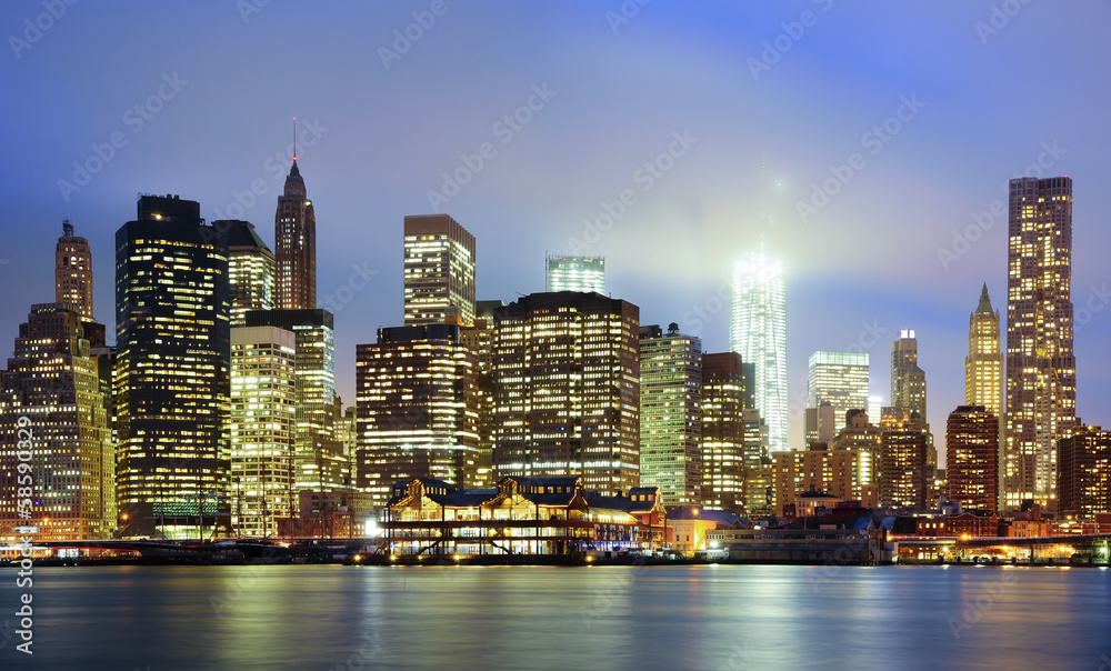 Obraz premium New York Manhattan Skyline