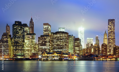 Fototapeta Naklejka Na Ścianę i Meble -  New York Manhattan Skyline