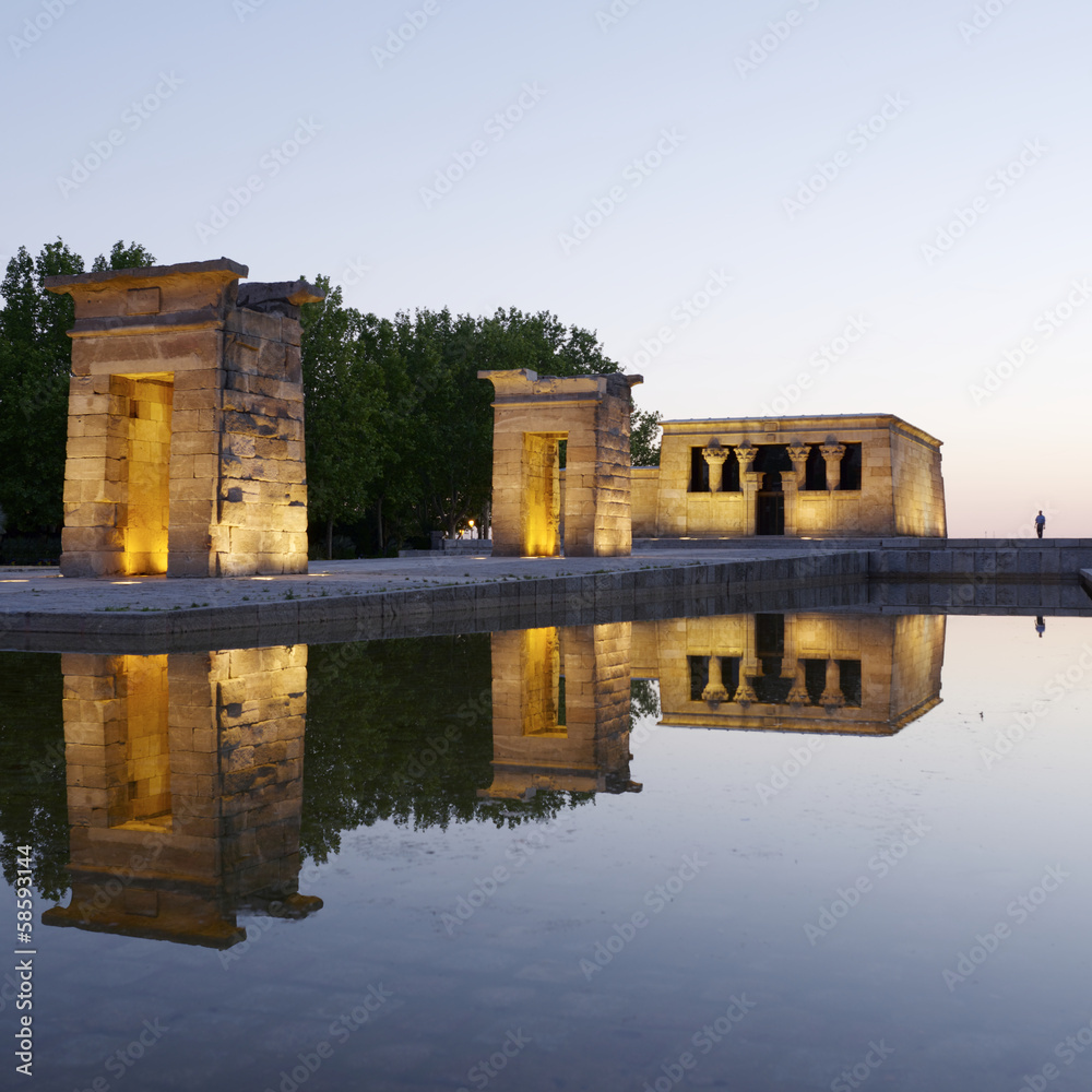 Obraz premium Debod Egyptian Temple