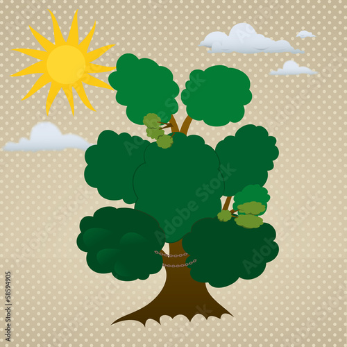 Tree and Sun