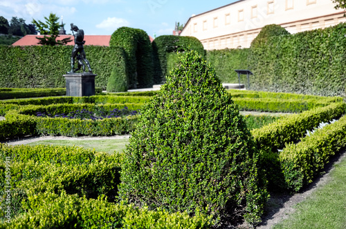 Peacock gardens of Wallenstein Palace photo