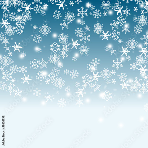 Sky and Snow Background