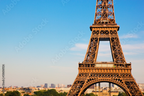 Eiffel Tower section, Paris, France