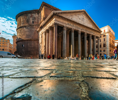 The Pantheon  Rome  Italy.