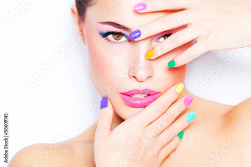 colorful makeup photo