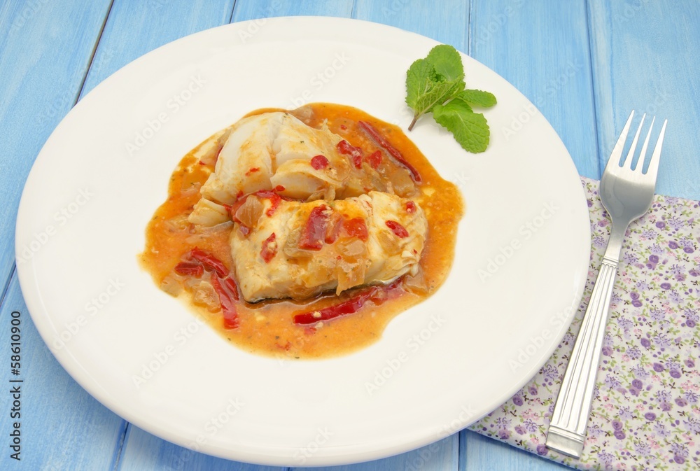 Bacalao a la riojana Bacalao a la riojana
