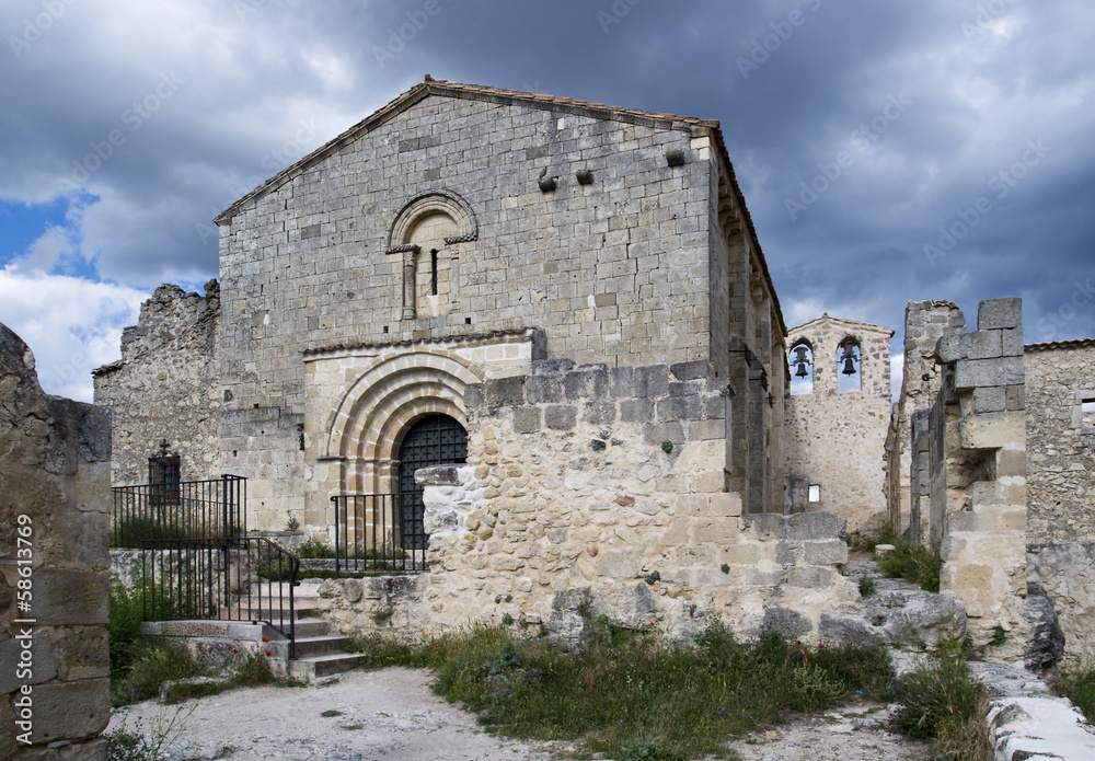 ruined medieval church