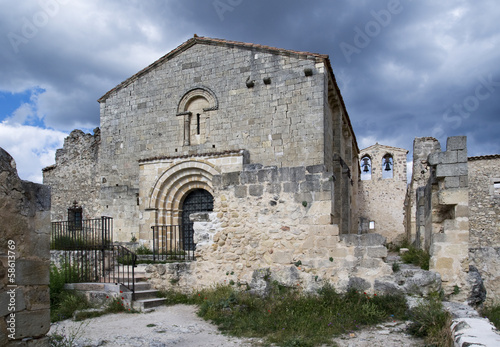 ruined medieval church