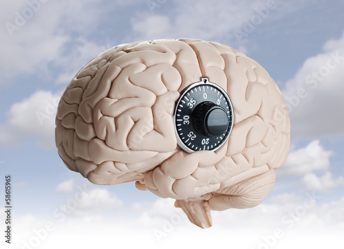 Obraz na plátně Brain lock