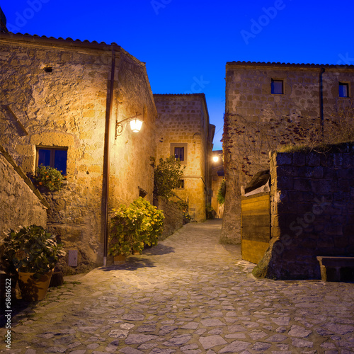 Civita di Bagnoregio landmark  medieval village. Italy