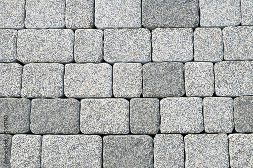 Abstract cobblestone pavement texture background