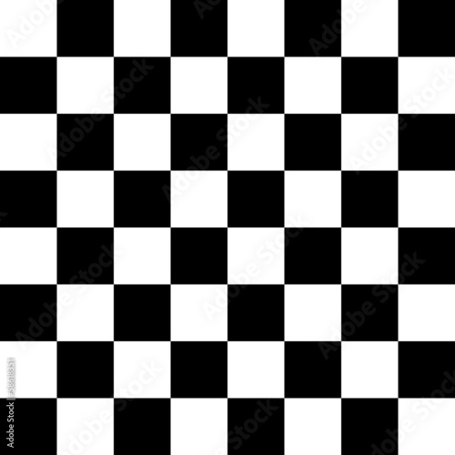 Chessboard black and white