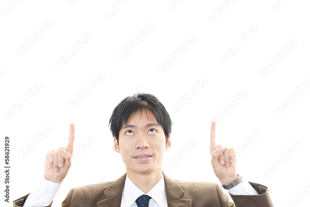 笑顔のビジネスマン