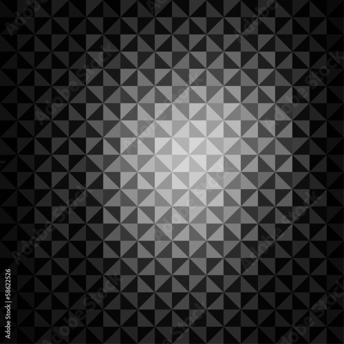creative triangle pattern in black background vector