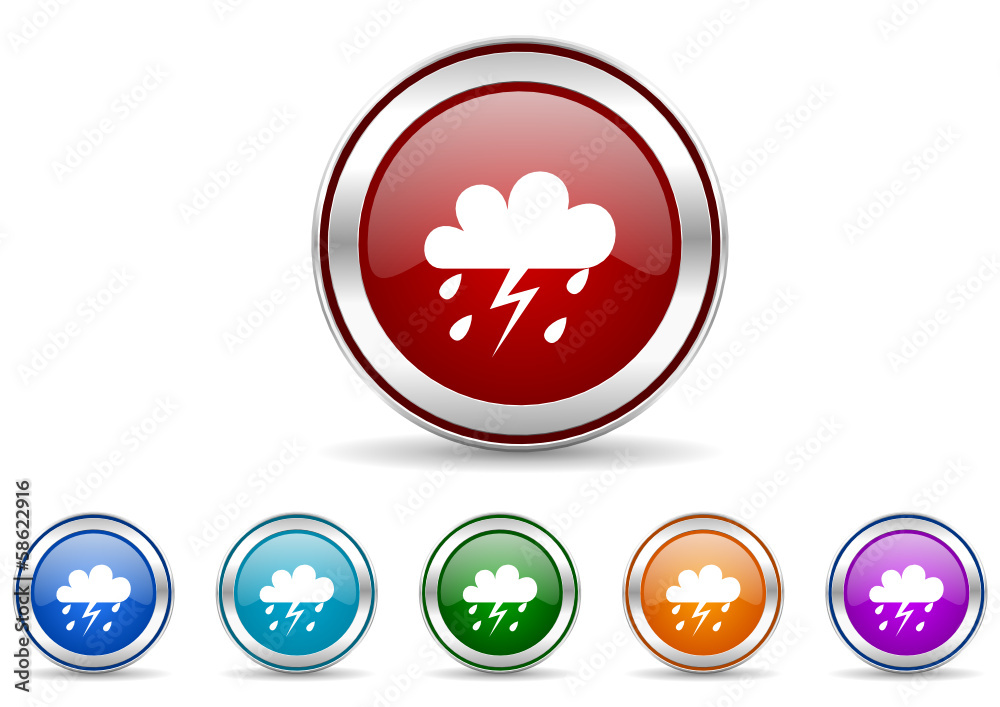 storm vector icon set storm vector icon set