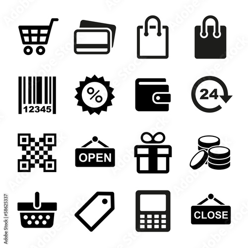 Shopping Icons set