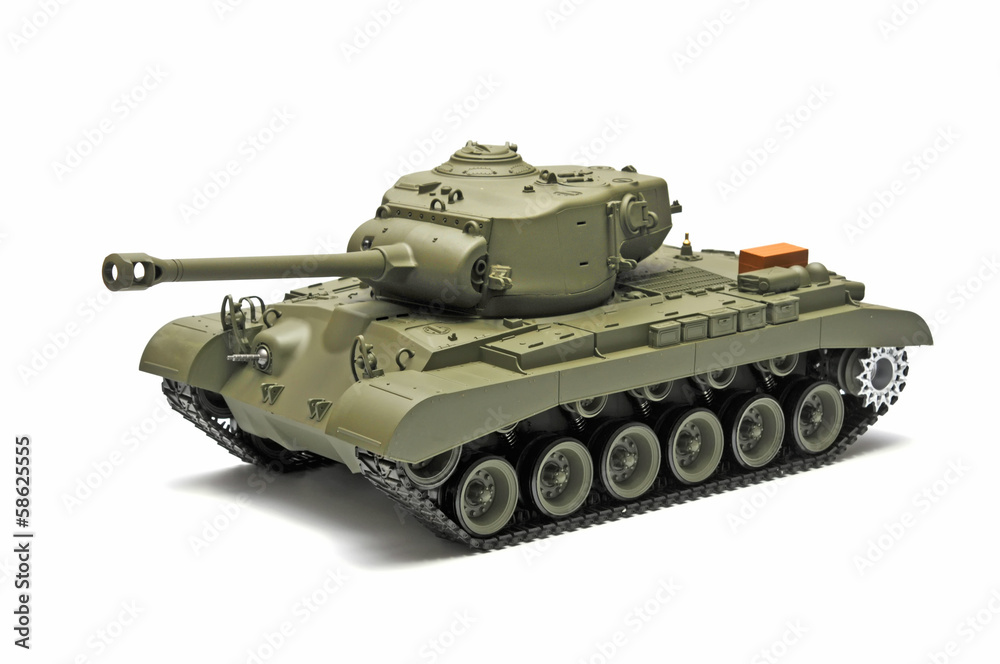 Scale model American tank 