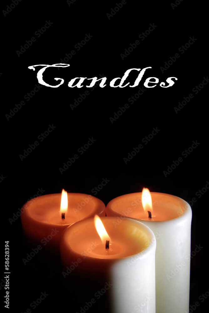 Burning candles Burning candles