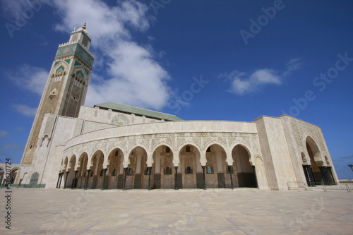 The Hassan II Mosque at Casablanca