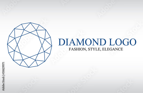 Diamond logo, fashion logo