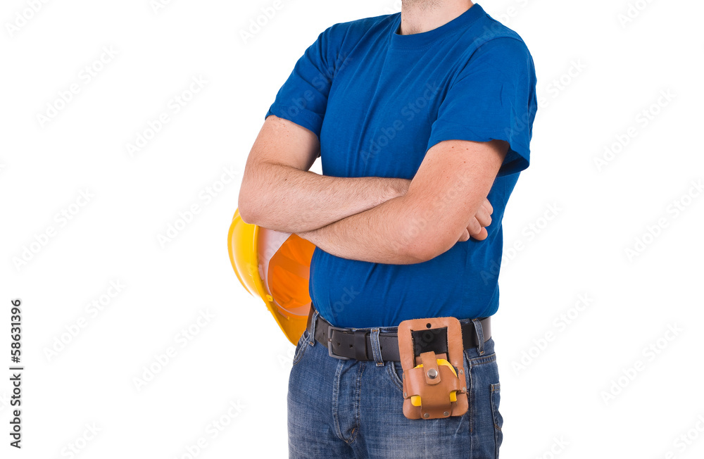 Blue collar worker. Blue collar worker.