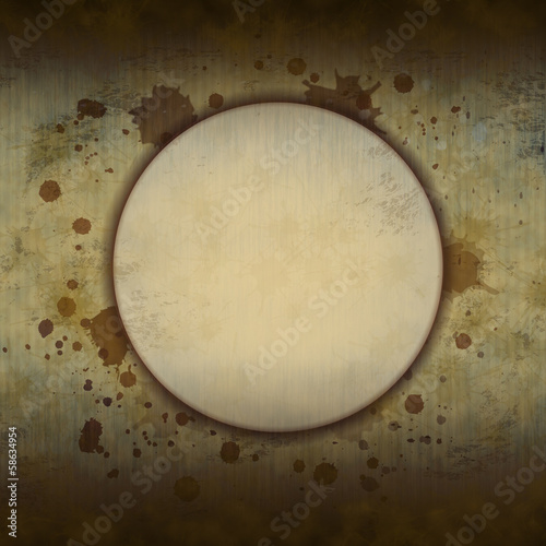 Rond central sur fond ancien