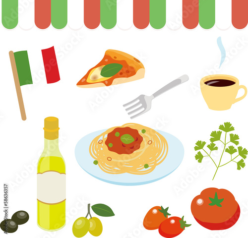 イタリアの料理や食材