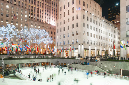 Rockefeller Center Schlittschuhlaufen