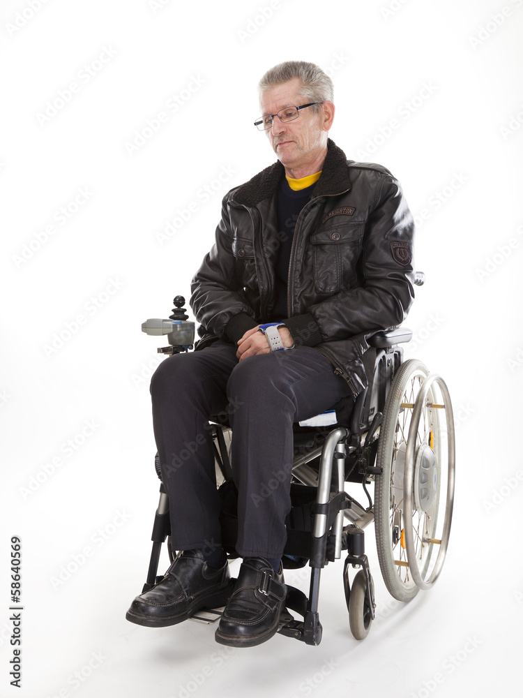 Mann im Rollstuhl Mann im Rollstuhl