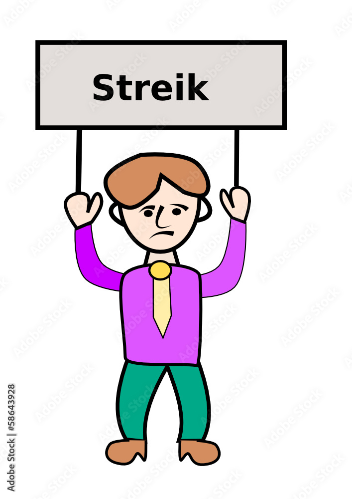 Arbeiter im Streik Arbeiter im Streik