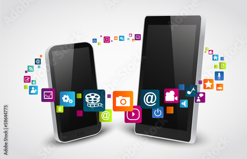 colorful applications icons