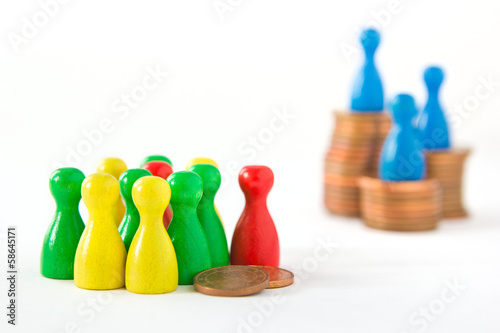 Unequal distribution of Wealth
