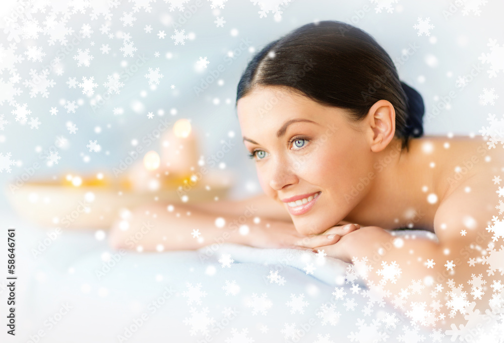 woman in spa