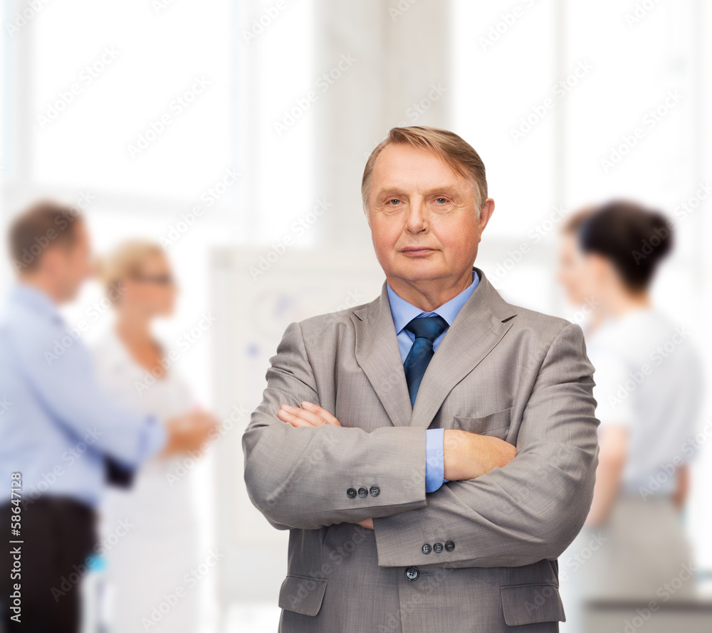serious businessman or teacher in suit serious businessman or teacher in suit