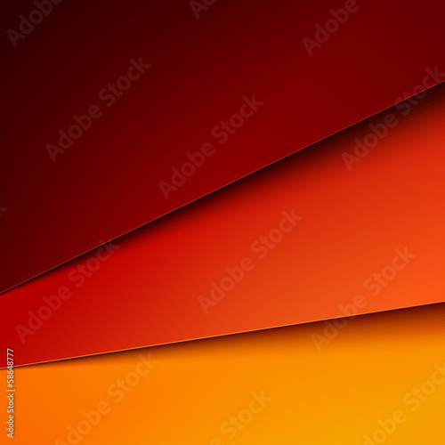 Abstract background with red and orange layers