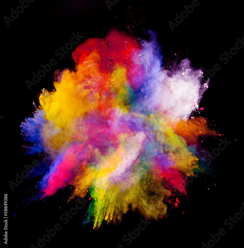 colored dust