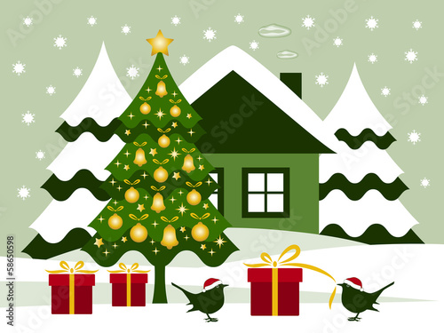 christmas scene