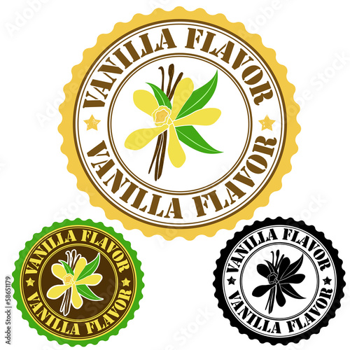 Vanilla flavor stamp