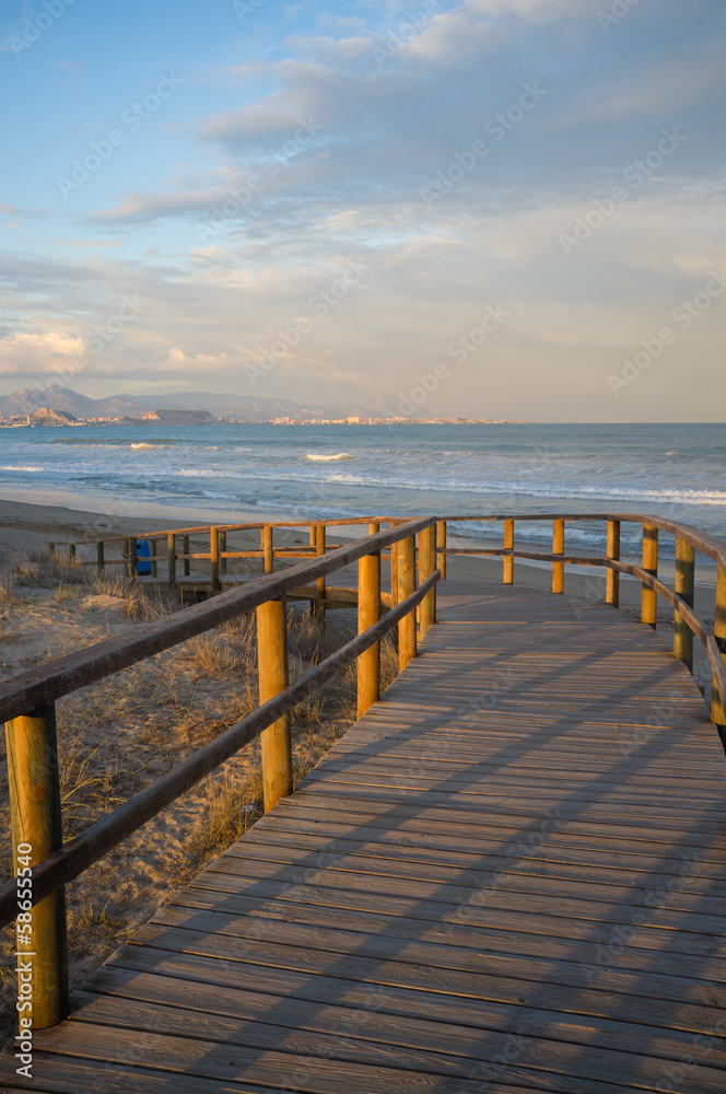 Costa Blanca beach