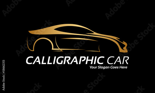 Golden car logo