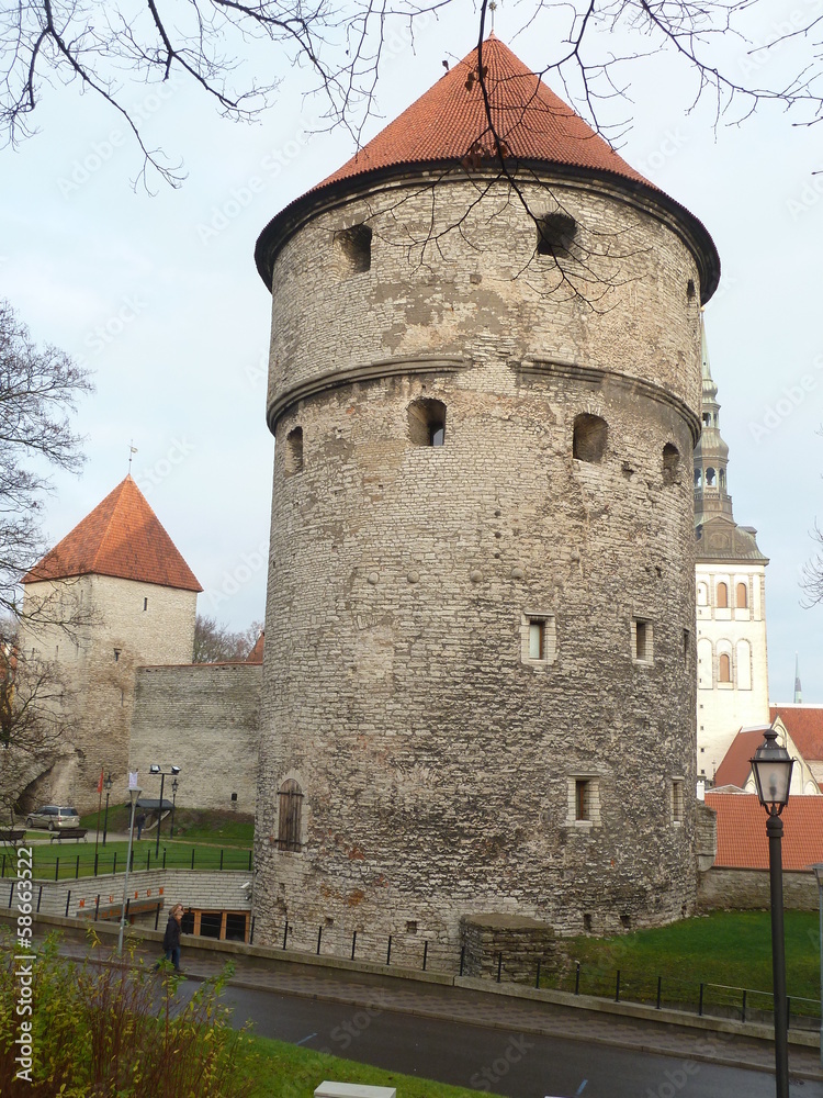 Turm der Stadtmauer von Tallinn