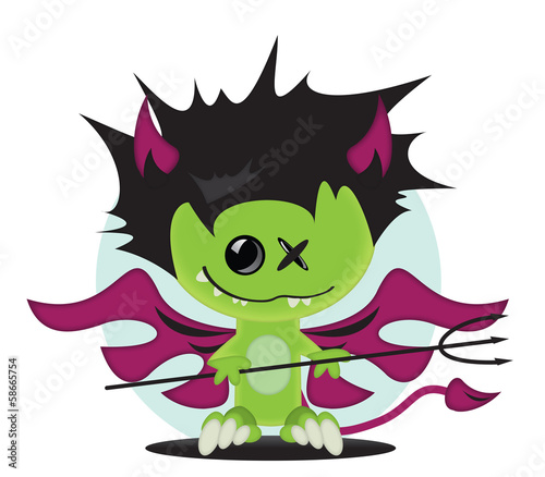 monstre vert