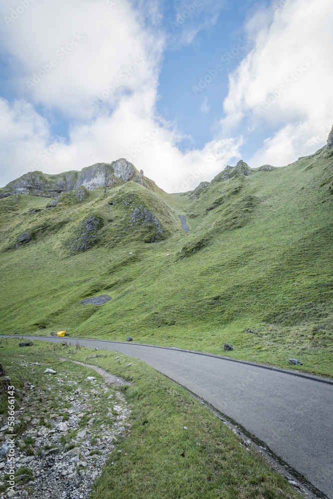 Naklejka premium Views Of Winnats Pass In Derbyshire