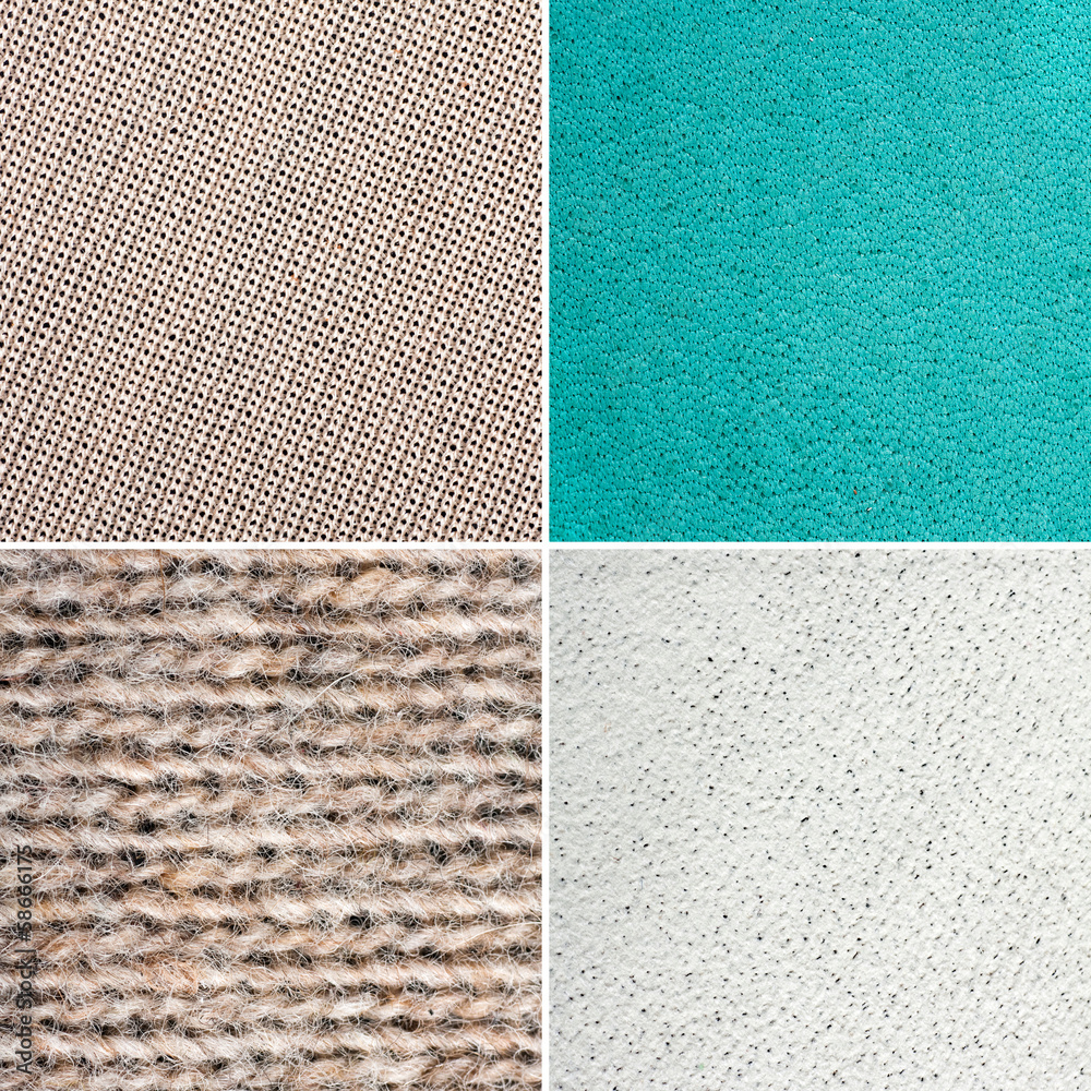 Fototapeta premium Close-up of texture set