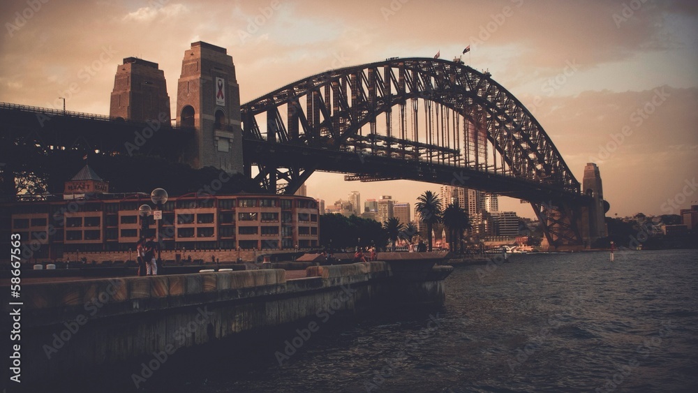 Naklejka premium Sydney Harbour Bridge