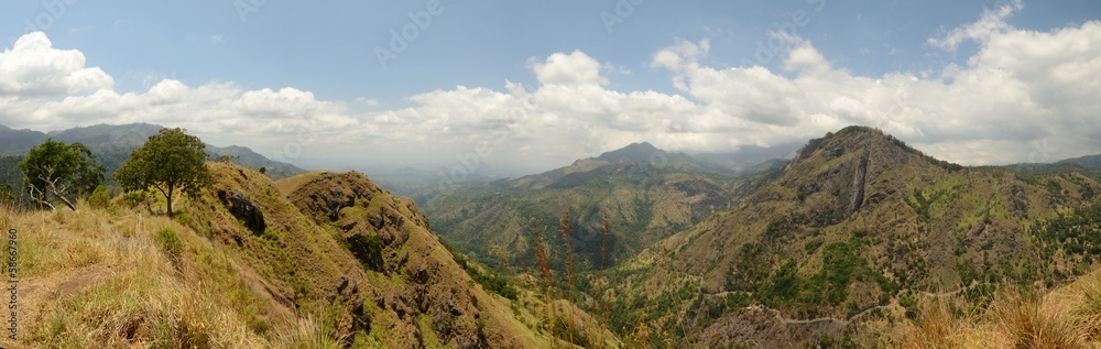 XL panoramic view of Ella gap, Sri Lanka