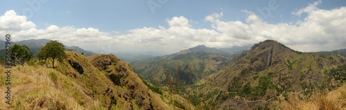 XL panoramic view of Ella gap, Sri Lanka © fabio lamanna