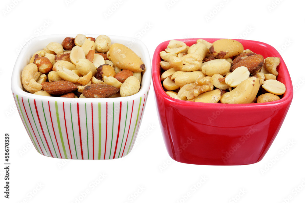 Mixed Nuts in Bowl