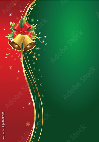merry christmas background greeting card